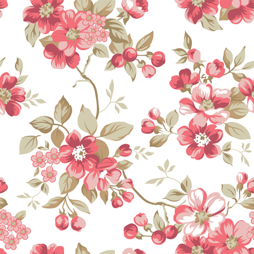 seamless pattern floral Clair 