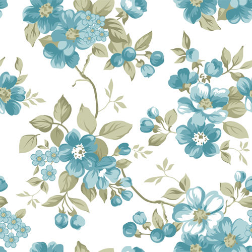 seamless pattern floral Clair 