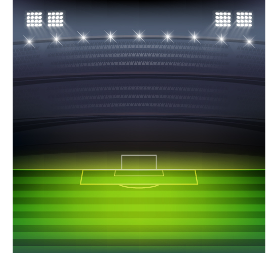 spotlights football field background 