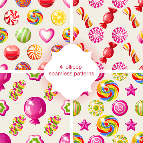 sweet seamless pattern candies 