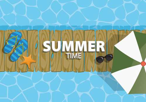 wood summer holiday board background 