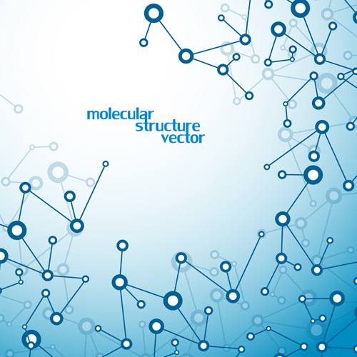 structure molecule modern background 