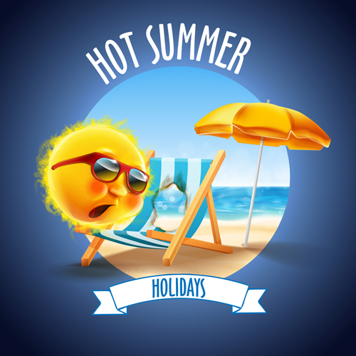 summer hot holiday background 