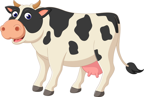 illustration cow cartoon baby 