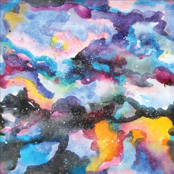 watercolor grunge cloud background 