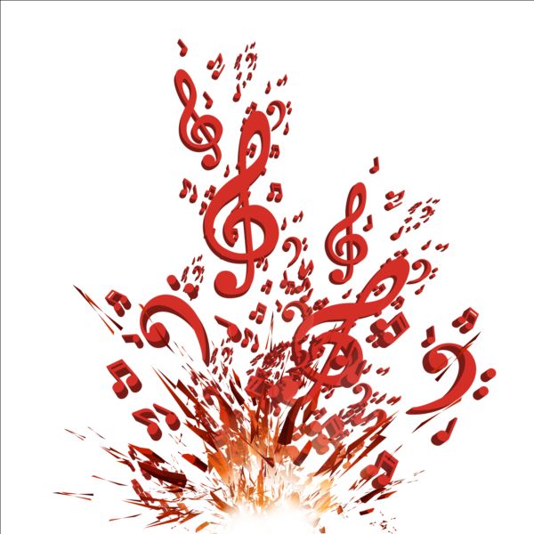 music explosion colorful 