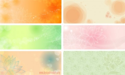 vector free flowery Backgrounds 