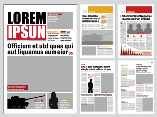 newpaper modern layout 