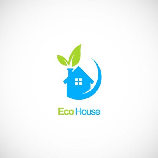 logo leaf house green ecology 