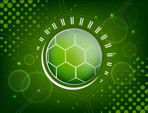 styles soccer green background 