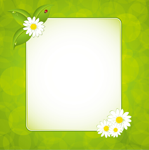 white green flower background 