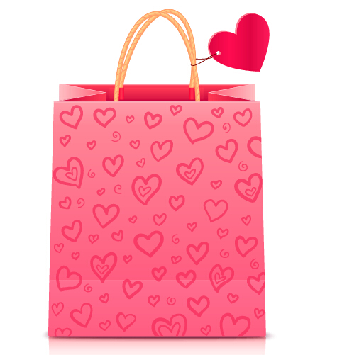 shopping pattern heart 