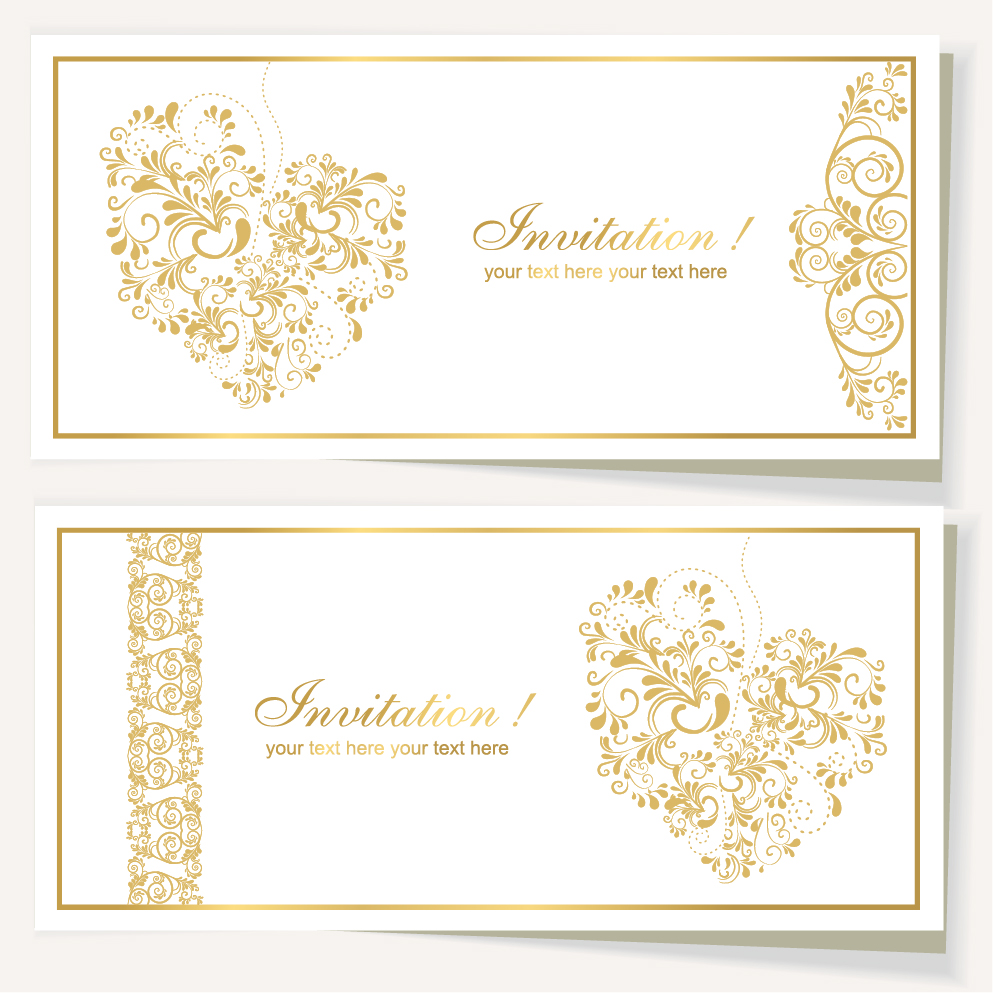 wedding invitation elegant card 