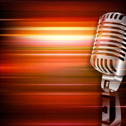 music microphone background abstract 
