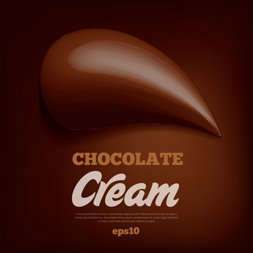 cream chocolate background 