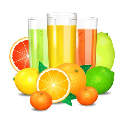 juices fruits fresh 