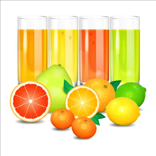 juices fruits fresh 