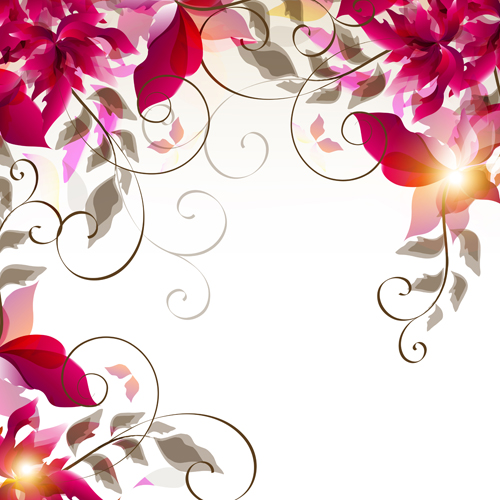 foliage floral background abstract 