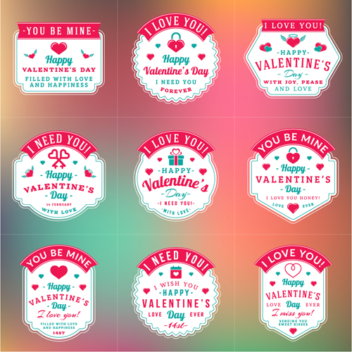 vintage valentines labels day 
