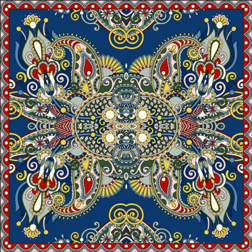 seamless scarf pattern kerchief 
