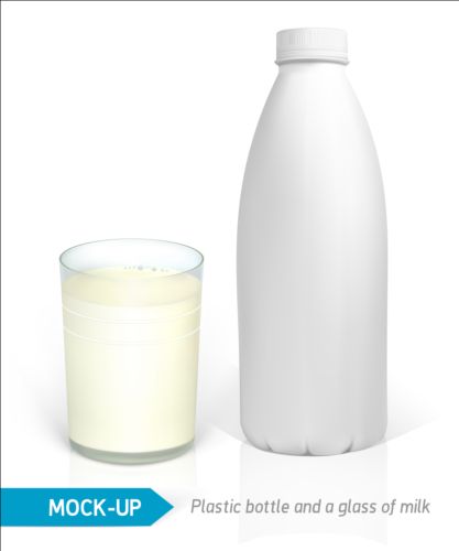 package milk glass cup bottle 