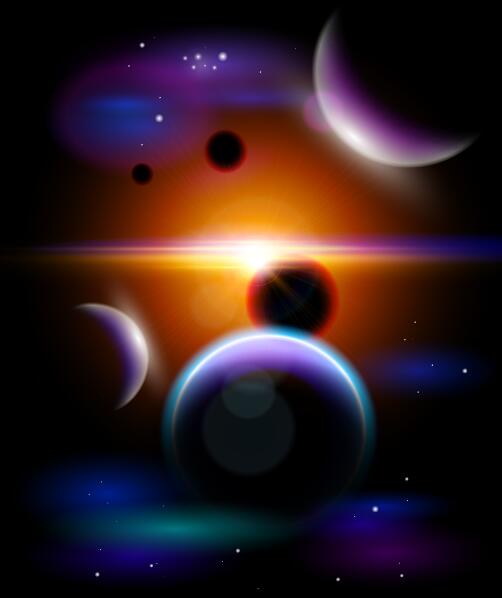 planet dance background 