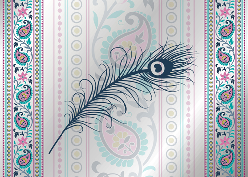 peacock pattern indian feathers ethnic 