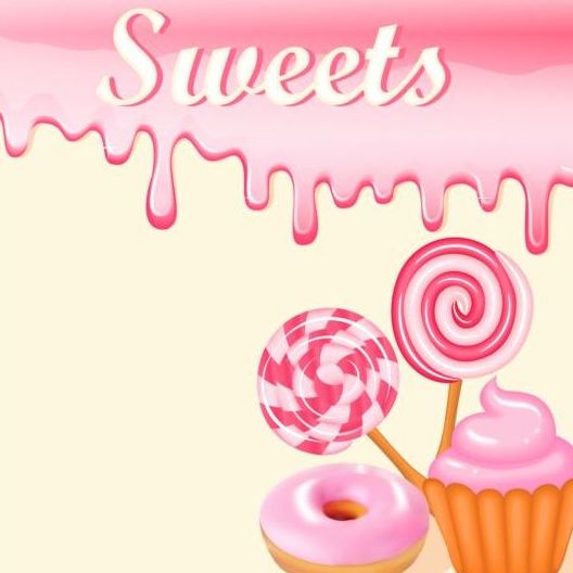sweet drop candy background 