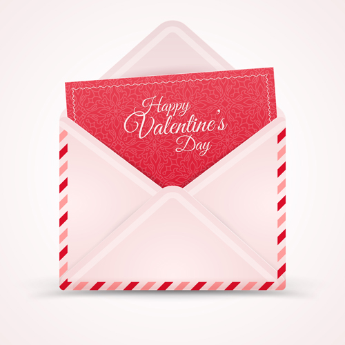 valentines envelope card 