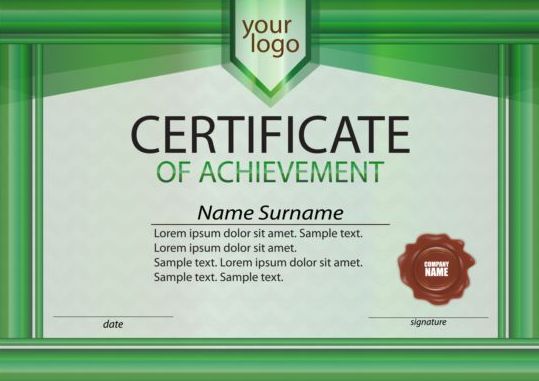 green frame certificate 