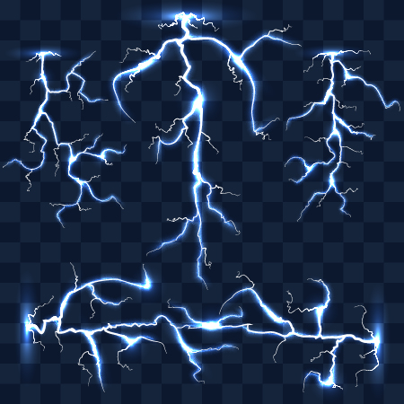 lightning illustration 