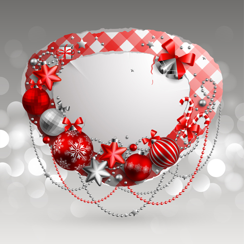 text graphics christmas box baubles 