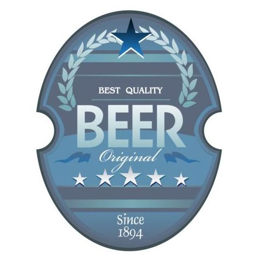 trademark sticker beer 