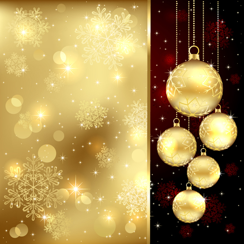 ornate christmas baubles ball background 