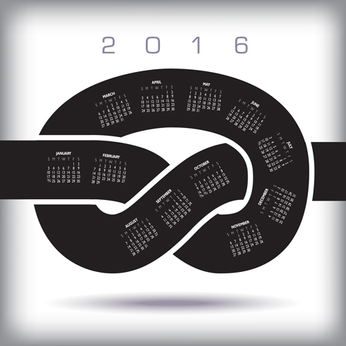 knot calendar 2016 