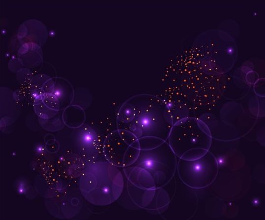 purple light dream circle background 
