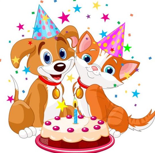dog cat cake birthday 