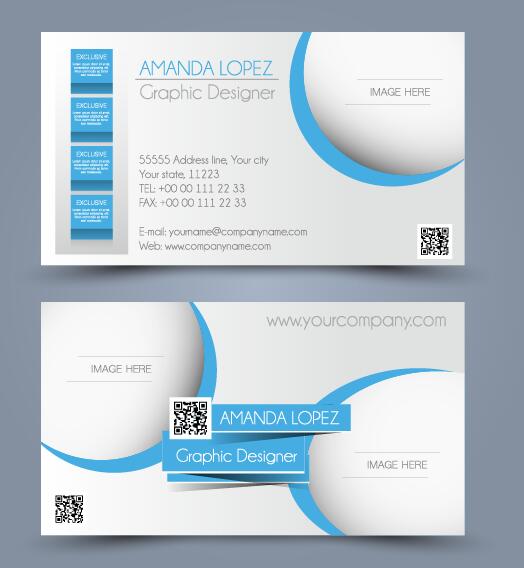 cards business blue abstract 