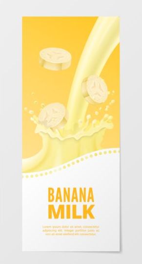 milk banner banana 