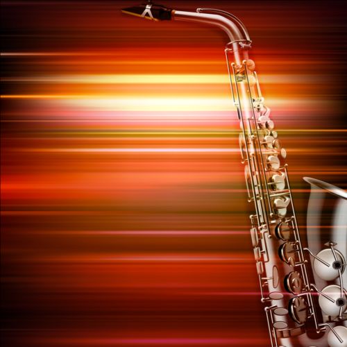 saxophone music background abstract 