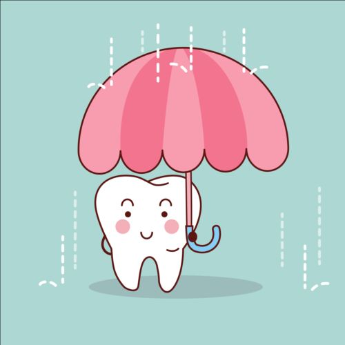 Tooth cute cartoon 