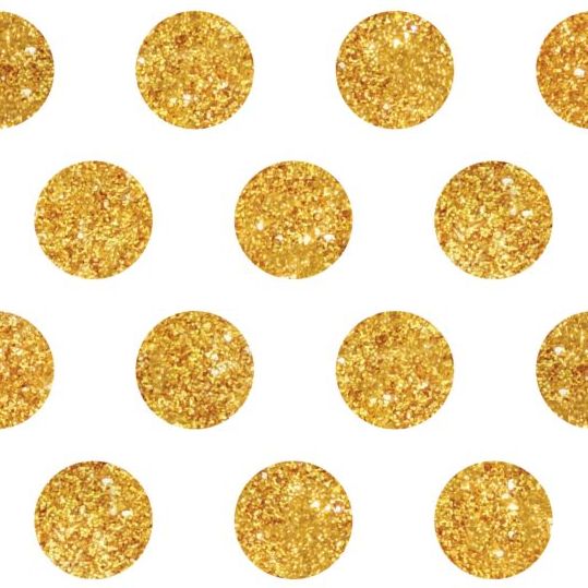 seamless round pattern golden dots 