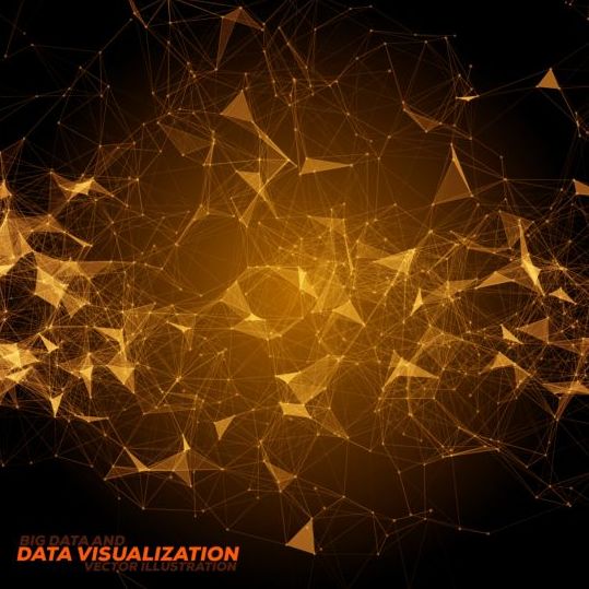 Visualization illustration data background 