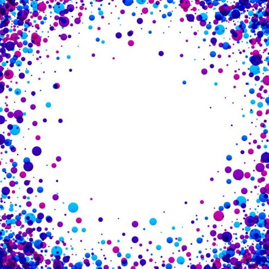 frame dots colored 