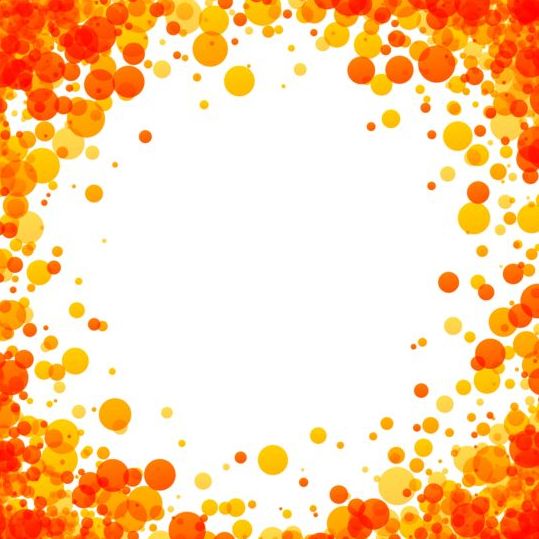 orange frame dots 