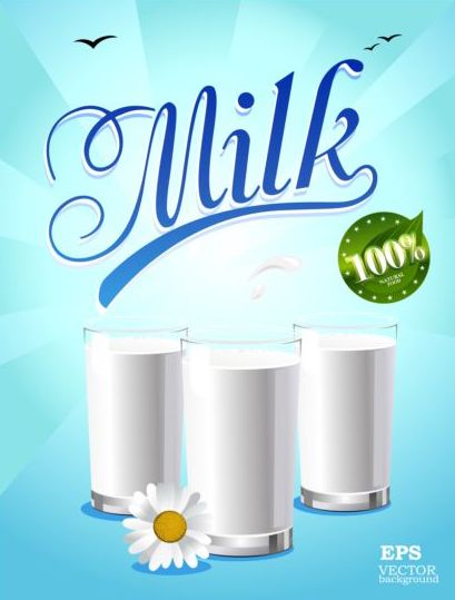 poster milk creative 
