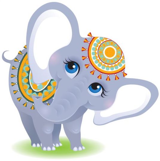 indian elephant cartoon 