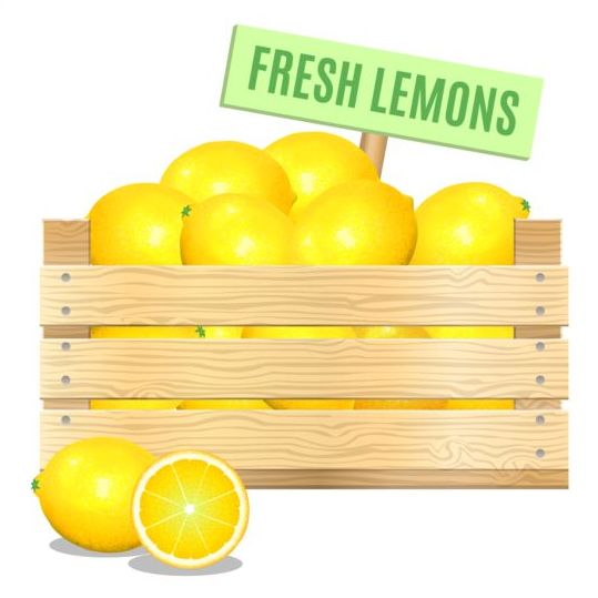 poster lemons fresh 