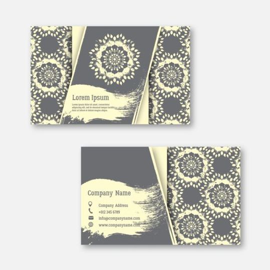 pattern Mandala cards business 