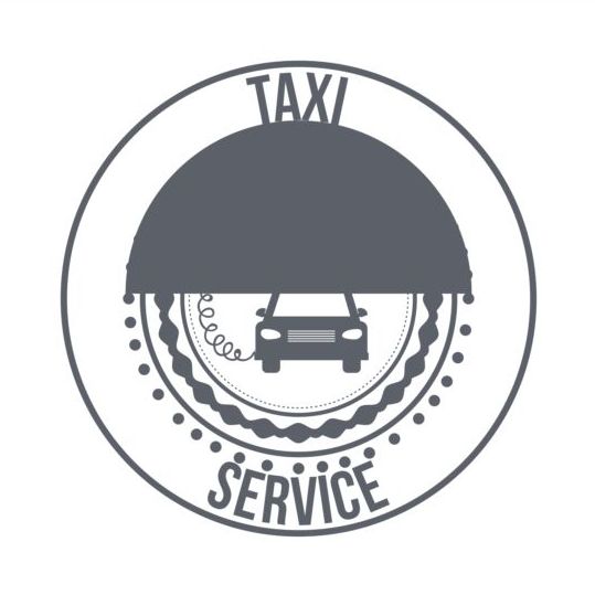 taxi labels gray 